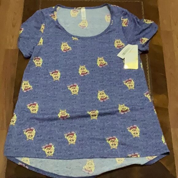 LuLaRoe Disney Classic Tee Muppets Miss Piggy small, NEW with Tag - Picture 1 of 6